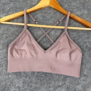Lululemon Blush Pink Crossover Sports Bra Women's Size 2/4
